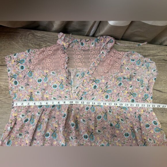 Double D Ranch dusty pink floral dress size 2x - Picture 5 of 6